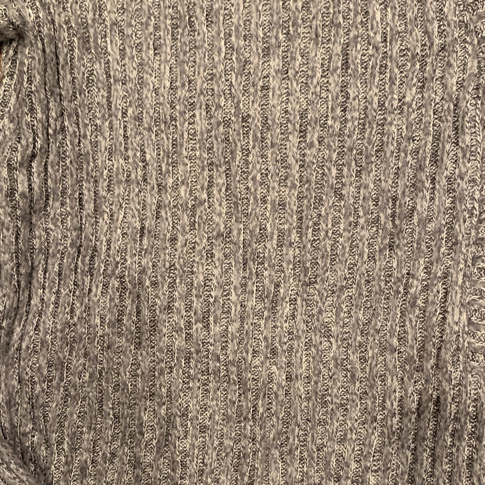 LOFT Charcoal Long Sleeve Henley Top - Picture 4 of 5